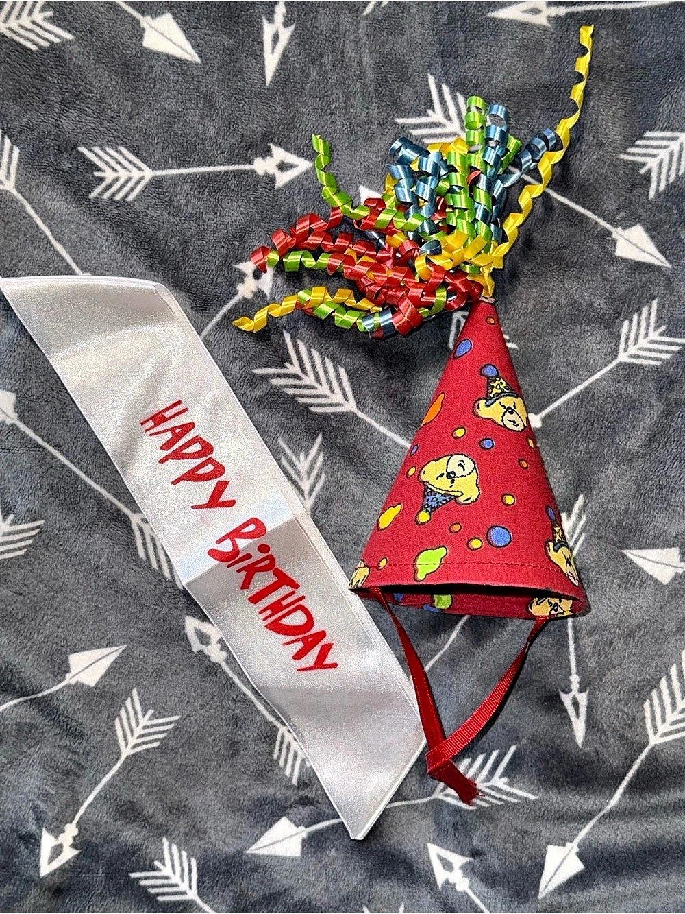 Build-A-Bear Workshop Birthday Party Hat and Sash Set
